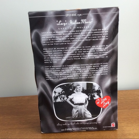 I Love Lucy Barbie Episode 150 Lucys Italian Movie - Picture 5 of 8